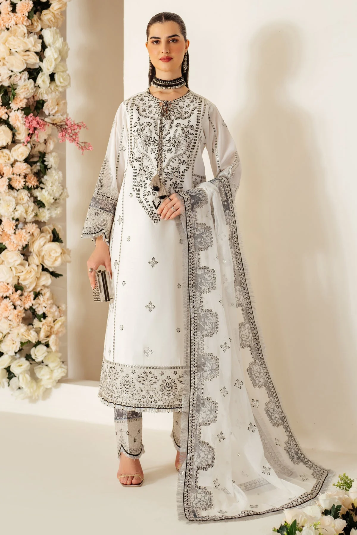 Alizeh AF-RS-04-Dove Luxe Luxury Raw Silk 2024