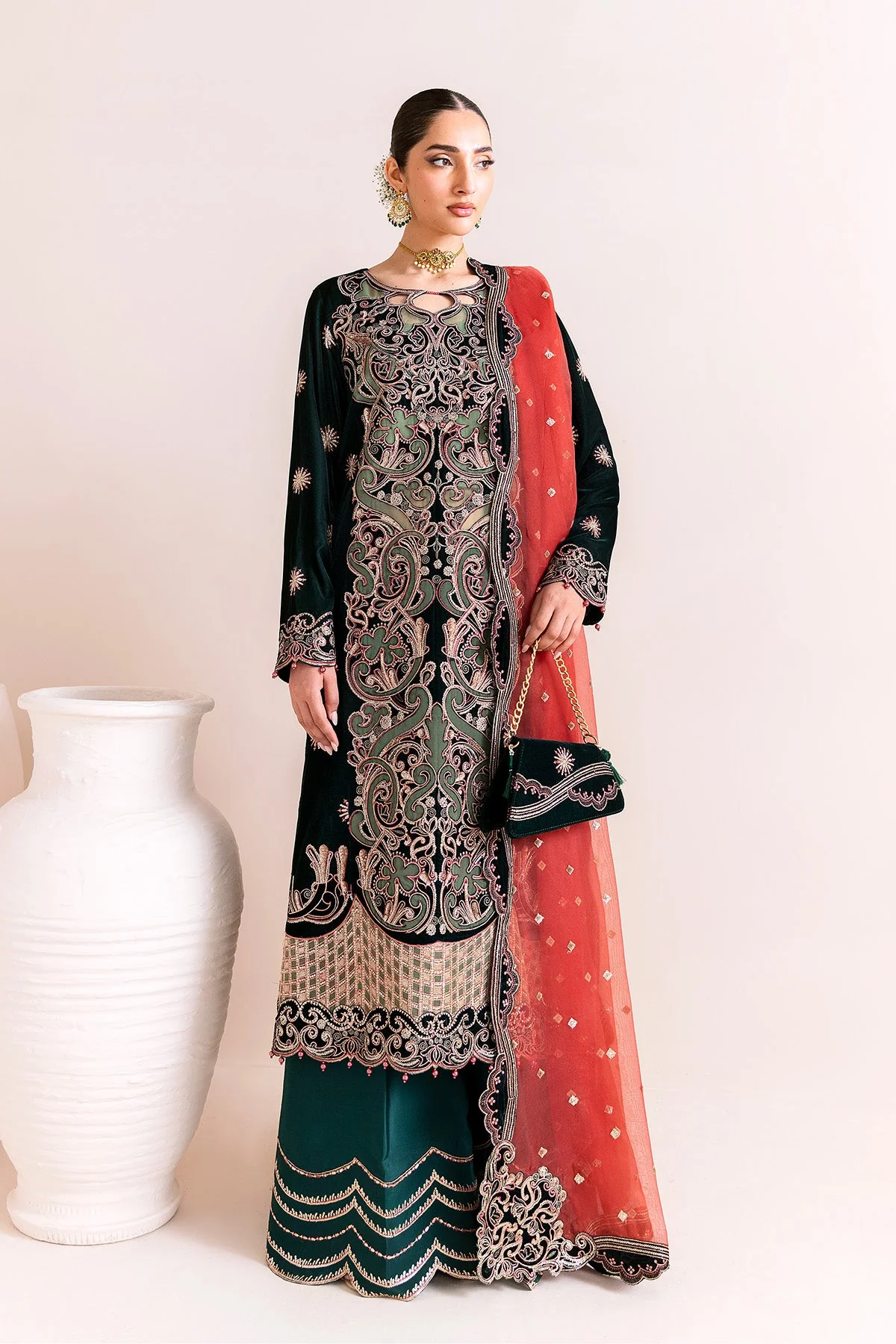 Alizeh AF-VLT-2227-Kiswa Makhmal Luxury Velvet Edit 2025