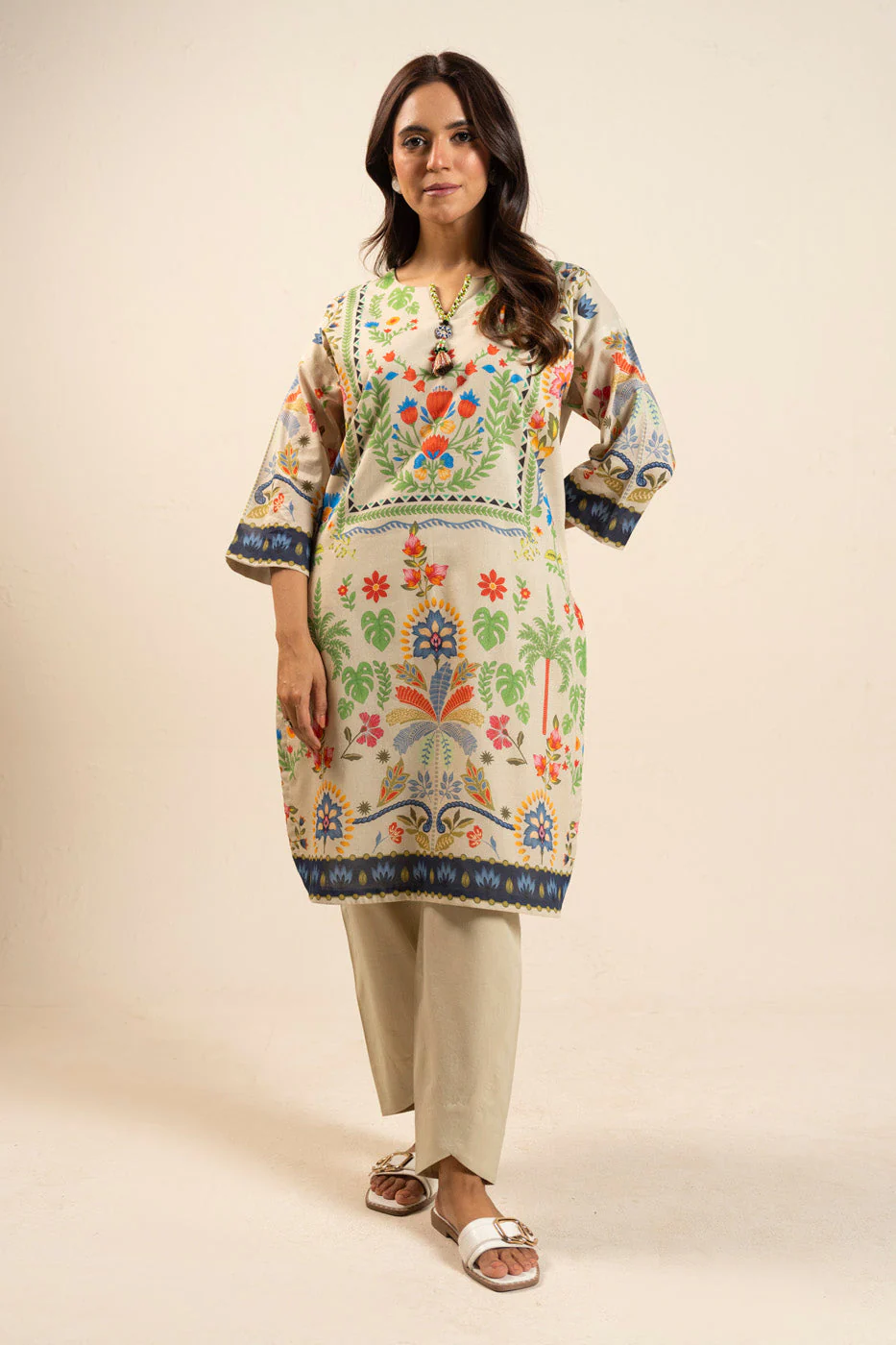 AlKaram Bd21 26 Off White Spring Summer 2026