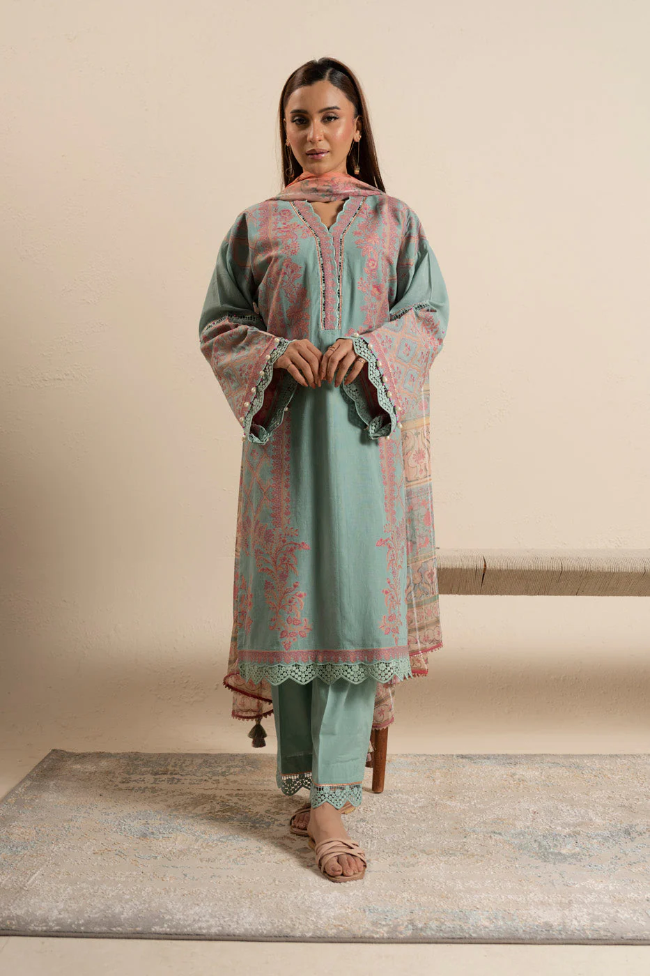 AlKaram Caj 04 26 Blue Spring Summer 2026