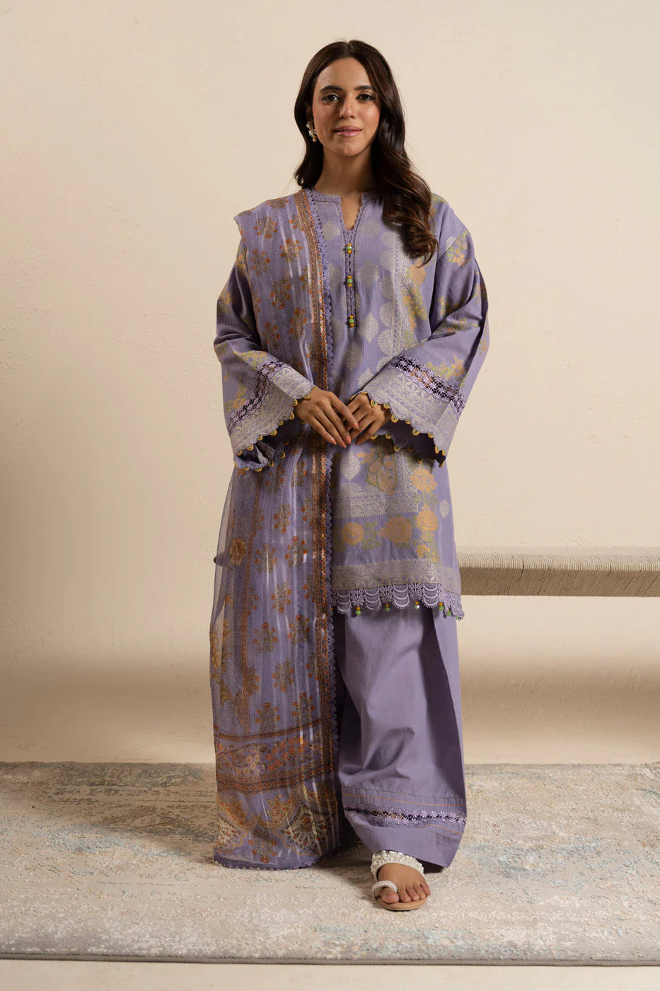AlKaram Caj 06 26 Purple Spring Summer 2026