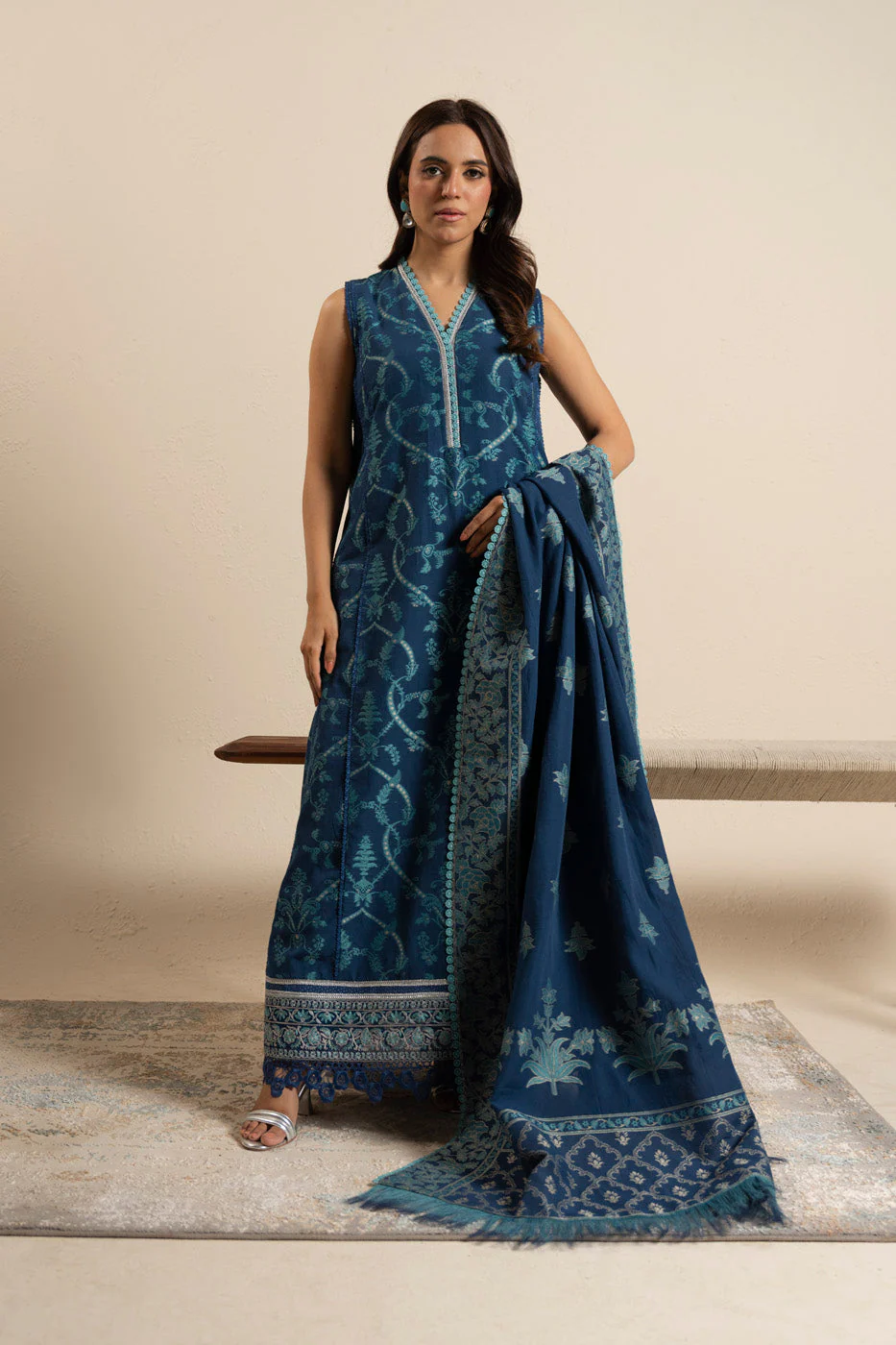 AlKaram Caj 09 26 Blue Spring Summer 2026