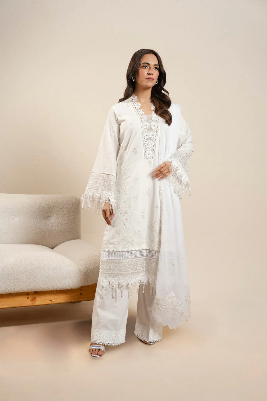 AlKaram Caw 10 26 White Spring Summer 2026