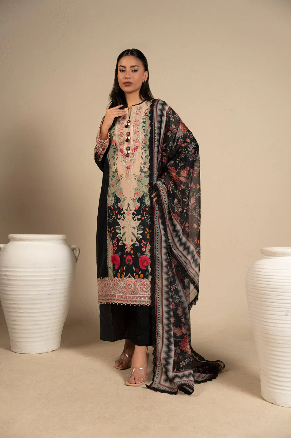 AlKaram Ccb 07 26 Black Spring Summer 2026