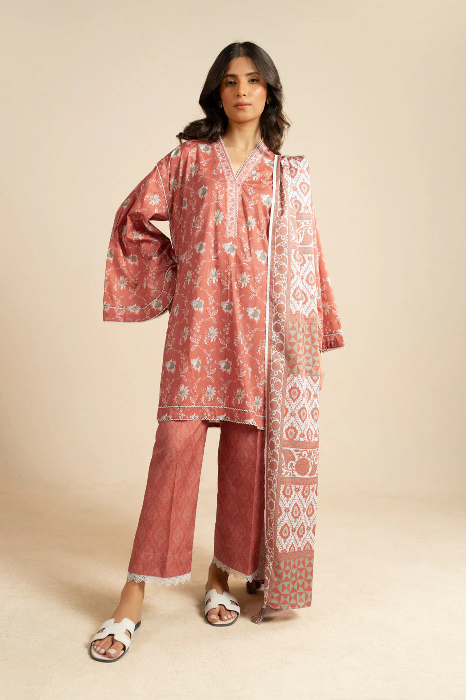 AlKaram Ec100 26 Rust Spring Summer 2026