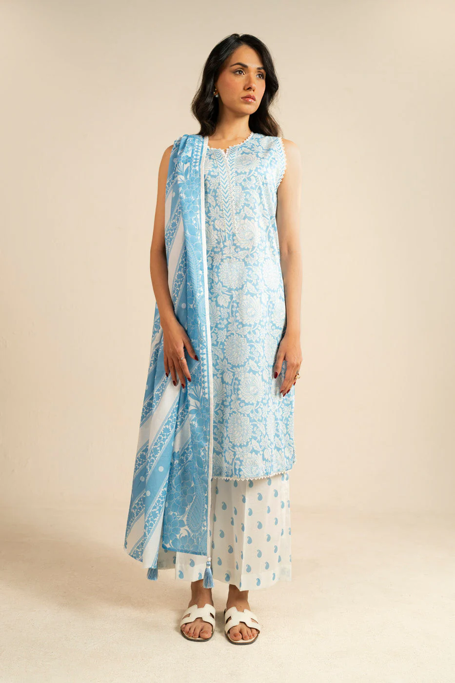 AlKaram Ec102 26 Blue Spring Summer 2026