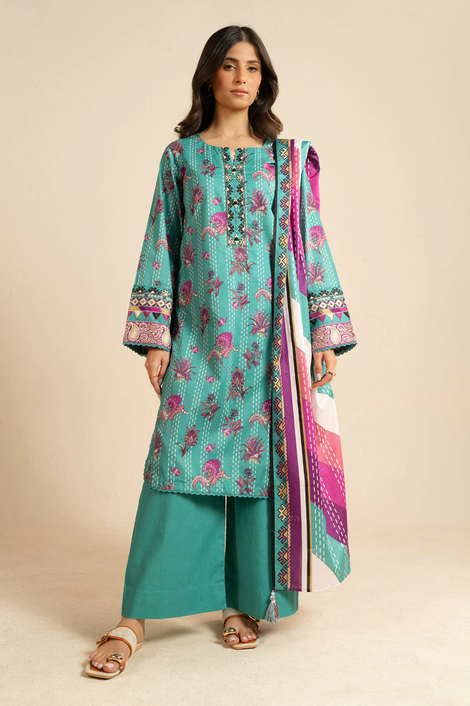 AlKaram Ec103 26 Ferozi Spring Summer 2026