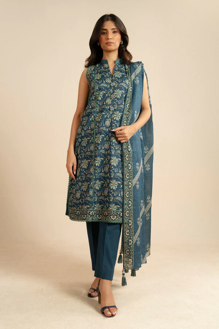 AlKaram Ec108 26 Blue Spring Summer 2026