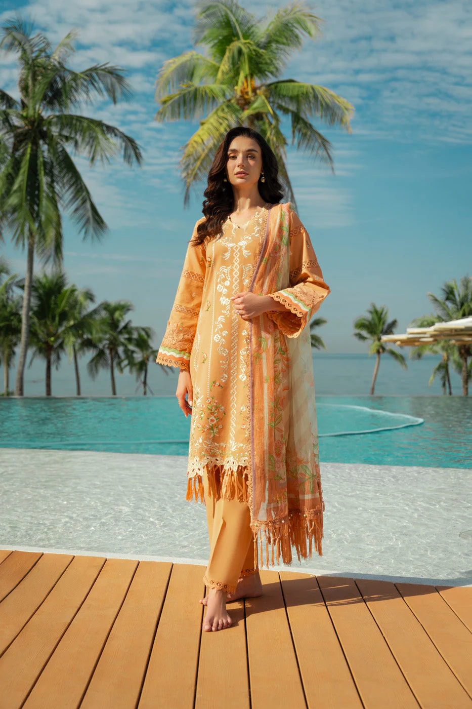 AlKaram Ef01 26 Peach Spring Summer 2026