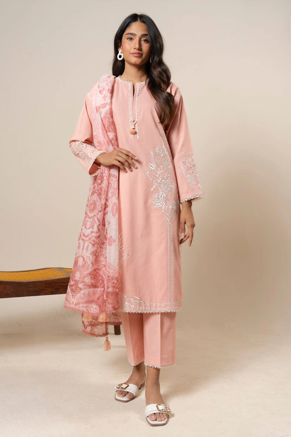 AlKaram Ef02 26 Peach Spring Summer 2026