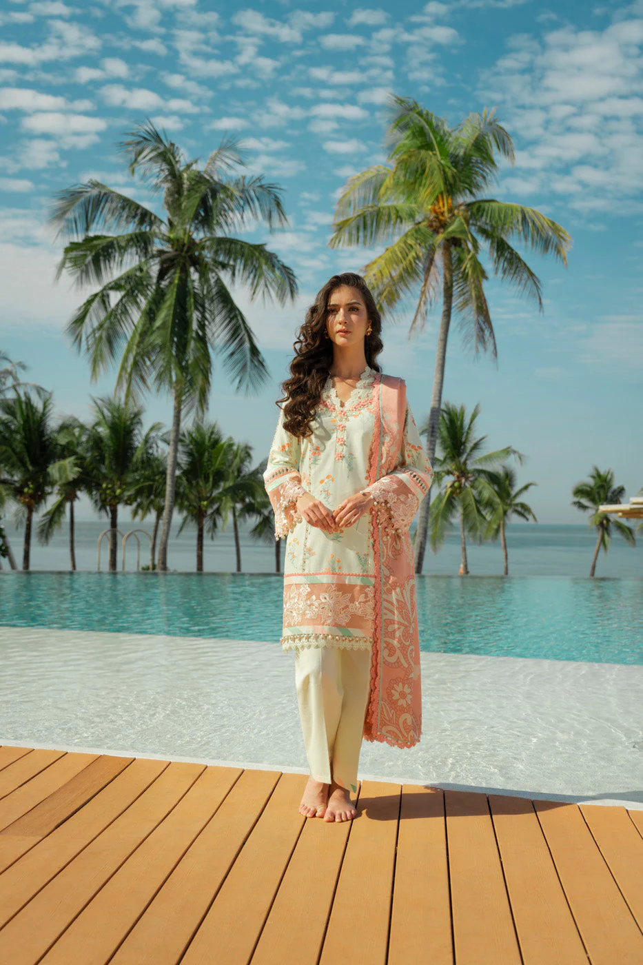 AlKaram Ef10 26 Cream Spring Summer 2026