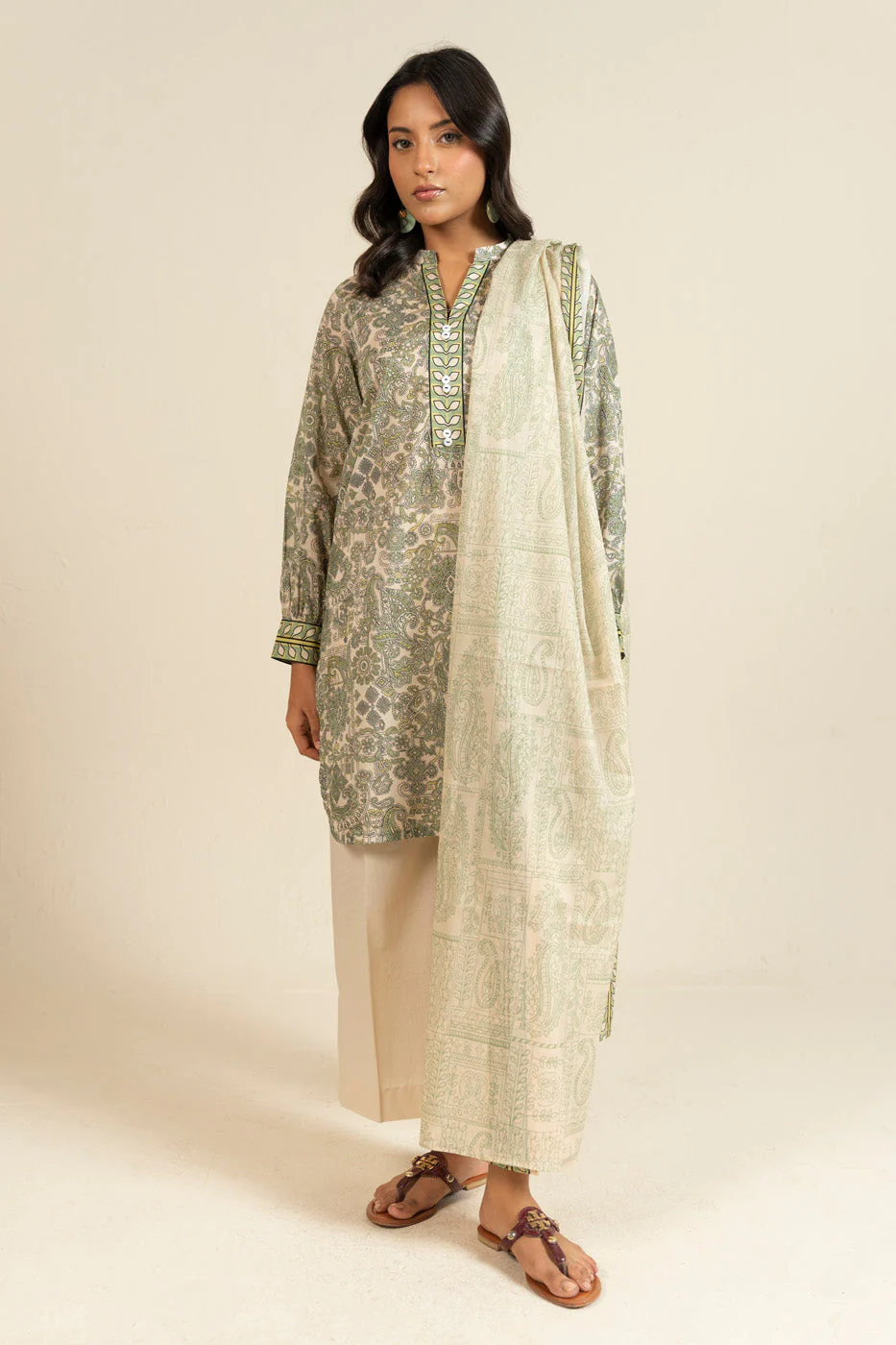 AlKaram Efl 13 3p25 Off White Spring Summer 2026