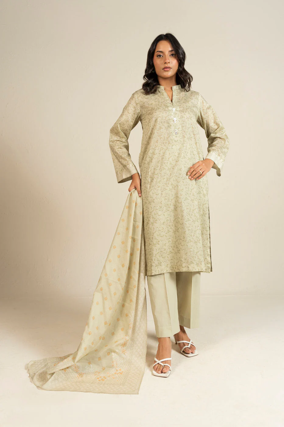 AlKaram Efl 37 3p25 Off White Spring Summer 2026