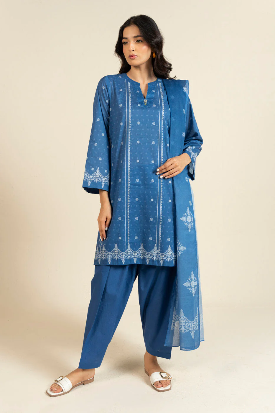 AlKaram Efl 39 3p25 Blue Spring Summer 2026