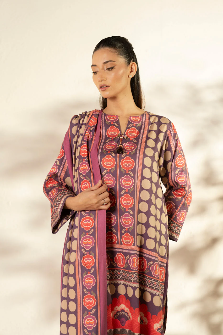 Alkaram FW-106-25-1-Purple Winter Collection 2025 - Image 2