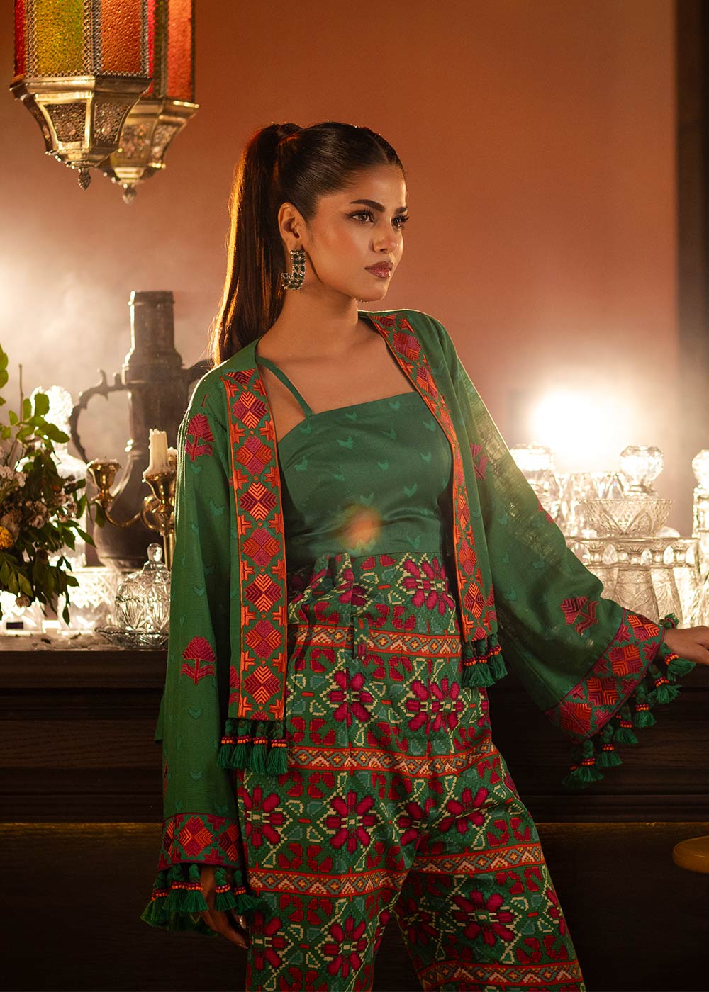 Alkaram FW-11-1-24-Green  Winter Collection 2024 - Image 2