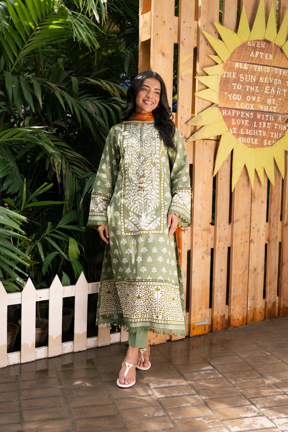 Alkaram FW-110-25-1-Green Winter Collection 2025