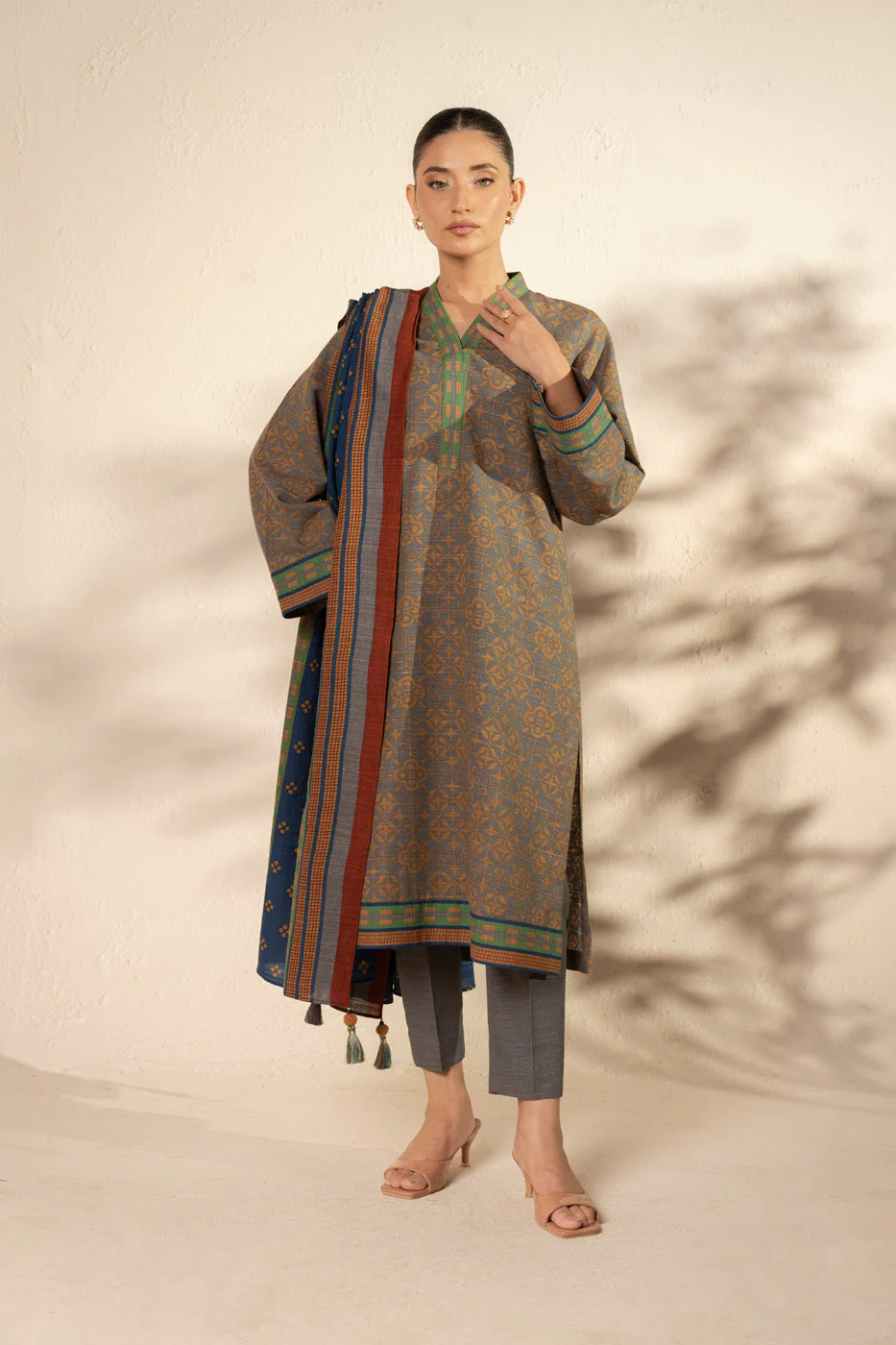 Alkaram FW-113.1-25-1-Blue Winter Collection 2025