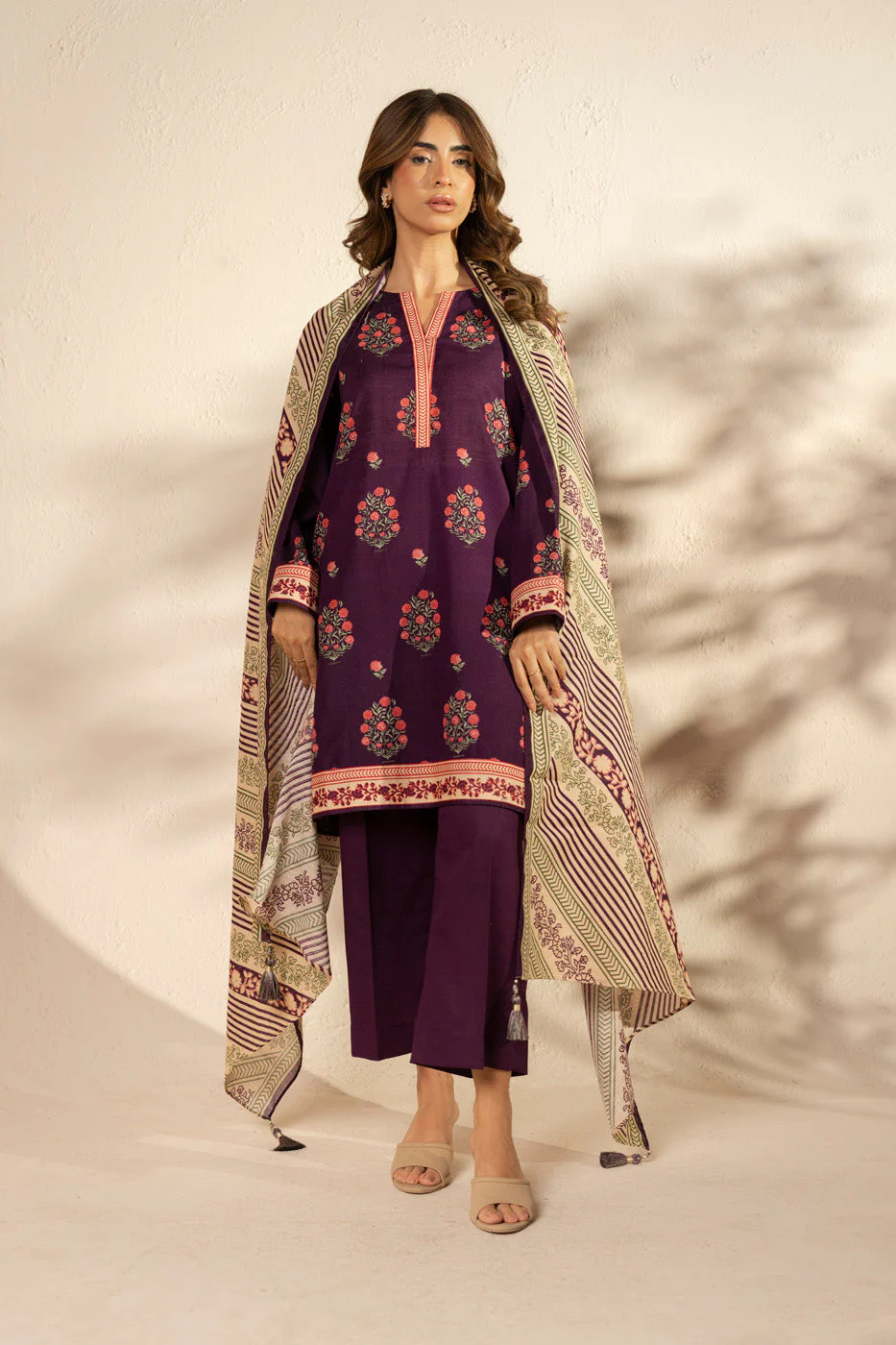 Alkaram FW-114.1-25-1-Purple Winter Collection 2025