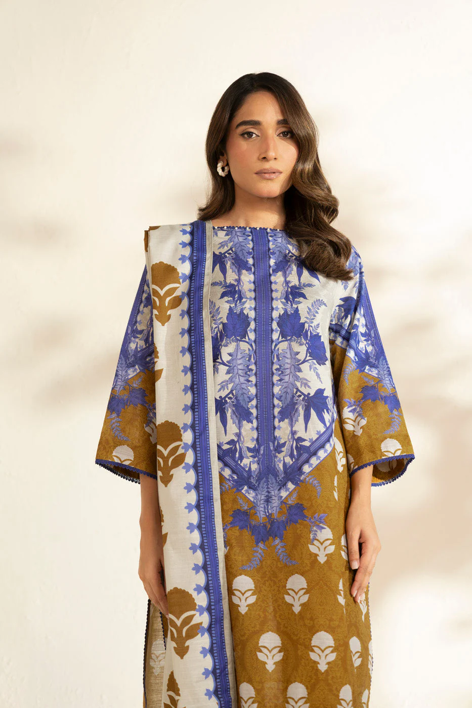 Alkaram FW-128-25-1-Yellow Winter Collection 2025 - Image 2