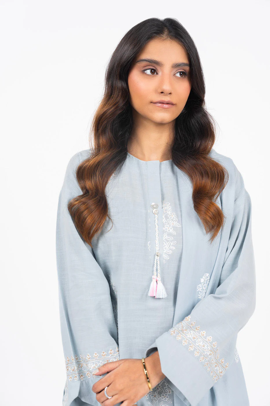 Alkaram FW-13-1-24-Orange Winter Collection 2024 - Image 2