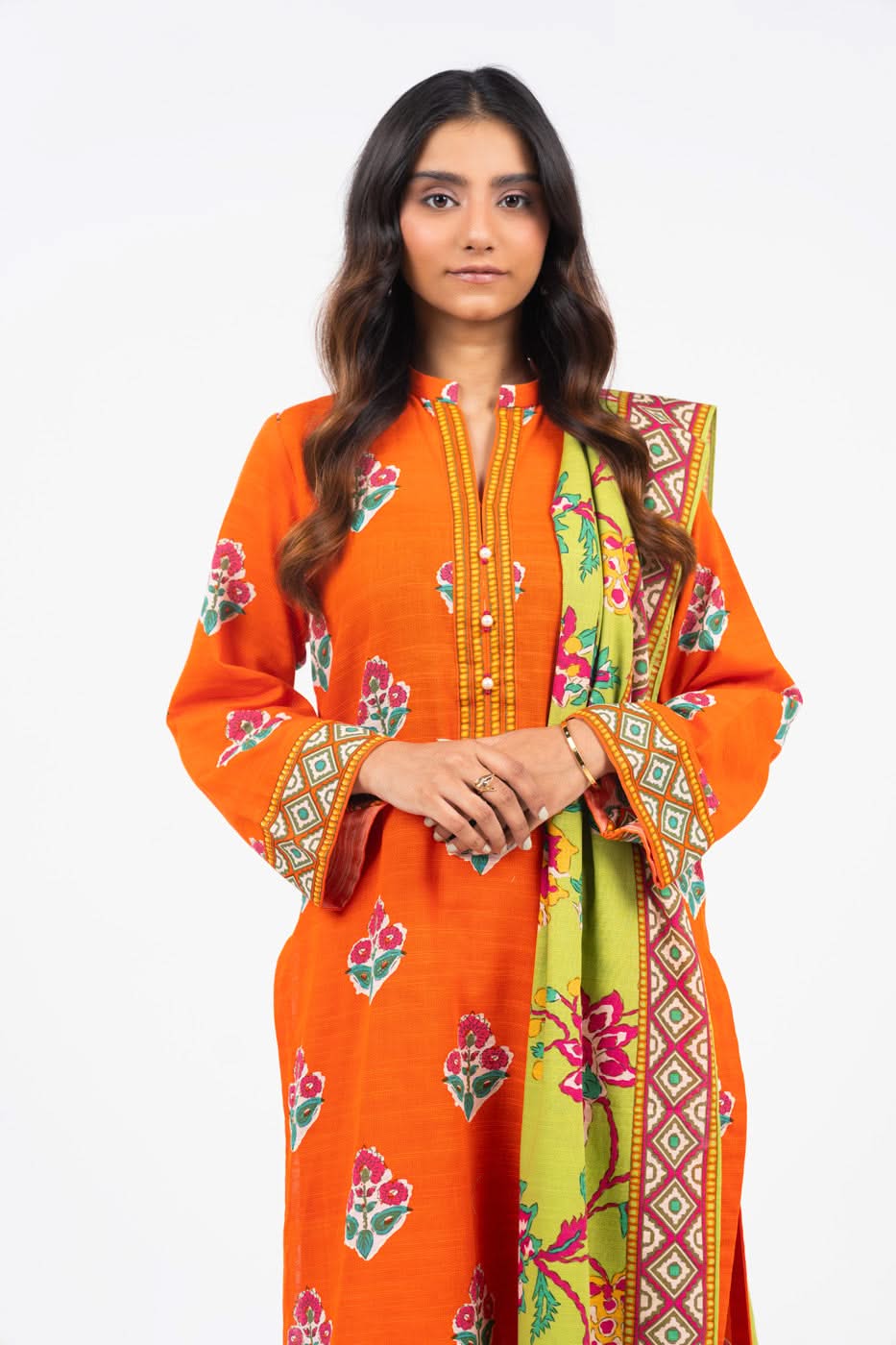 Alkaram FW-13-1-24-Pink  Winter Collection 2024 - Image 2