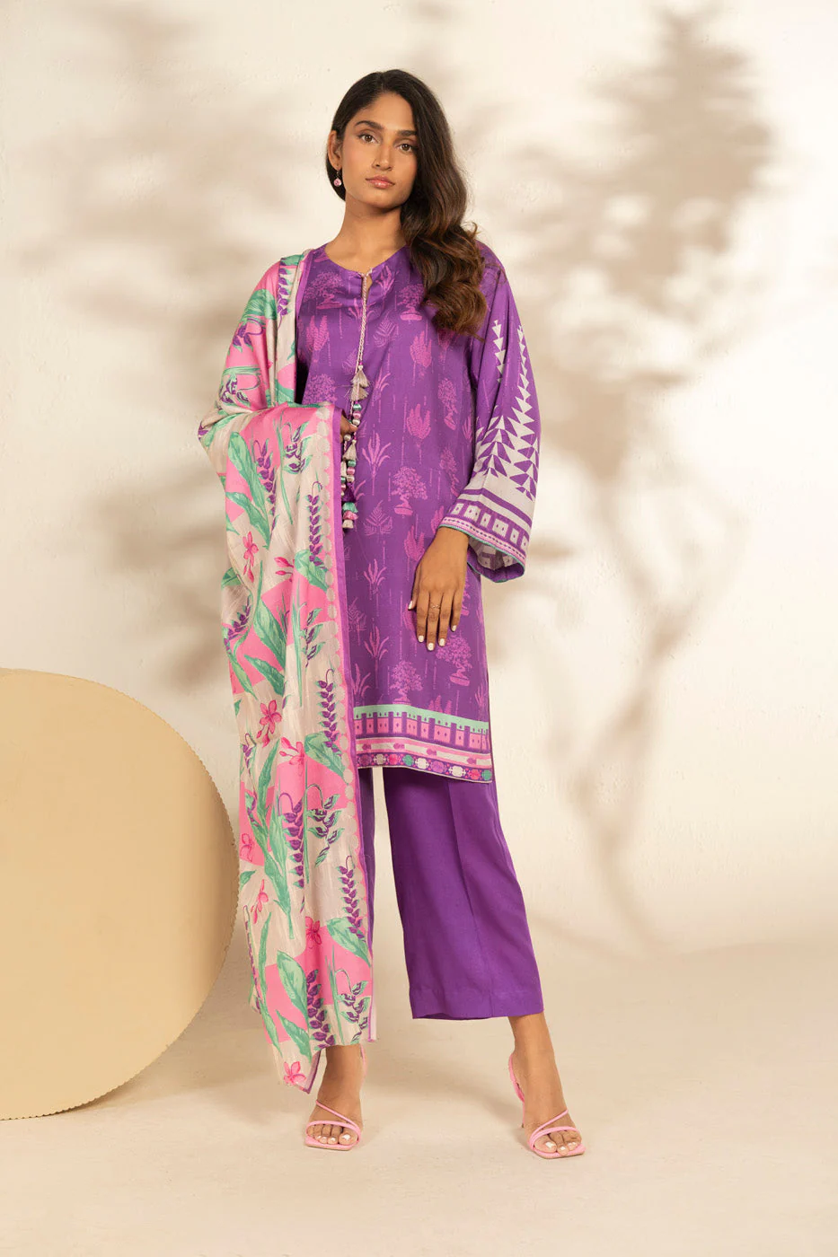 Alkaram FW-133-25-1-Purple Winter Collection 2025