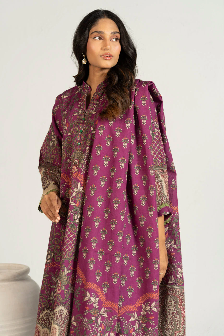 Alkaram FW-136.1-25-2-Purple Winter Collection 2025 - Image 2