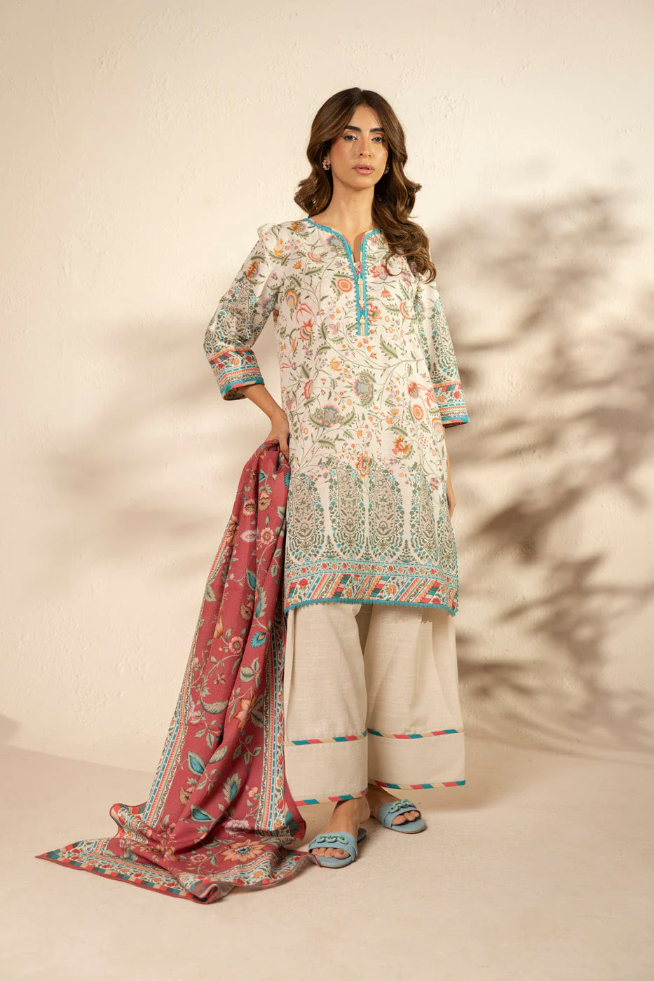 Alkaram FW-137.1-25-2-White Winter Collection 2025