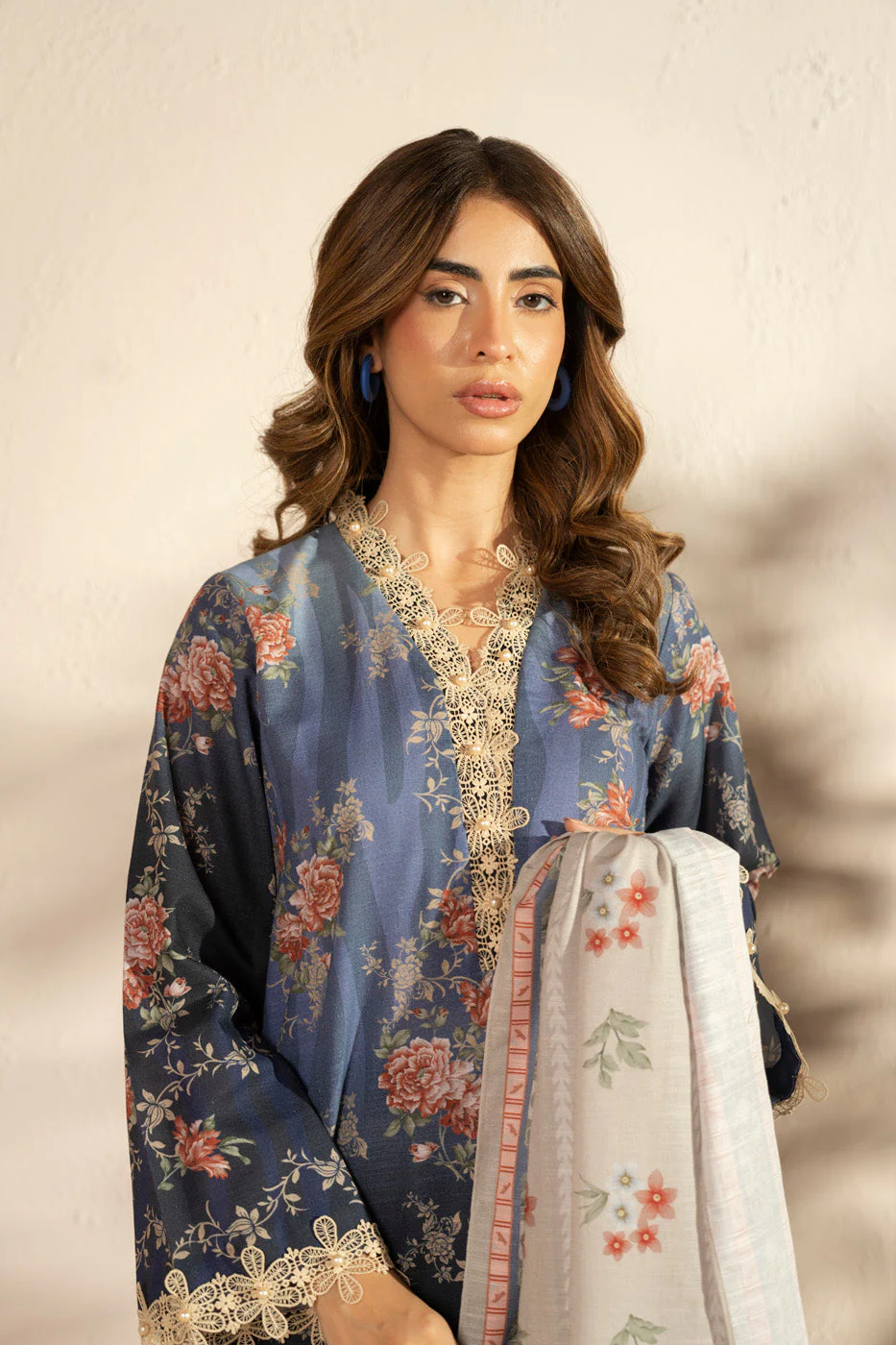 Alkaram FW-139.1-25-2-Blue Winter Collection 2025 - Image 2