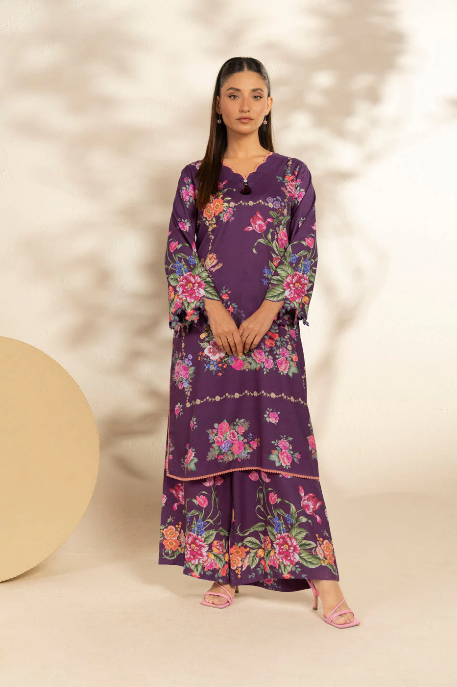 Alkaram FW-139-25-1-Purple Winter Collection 2025