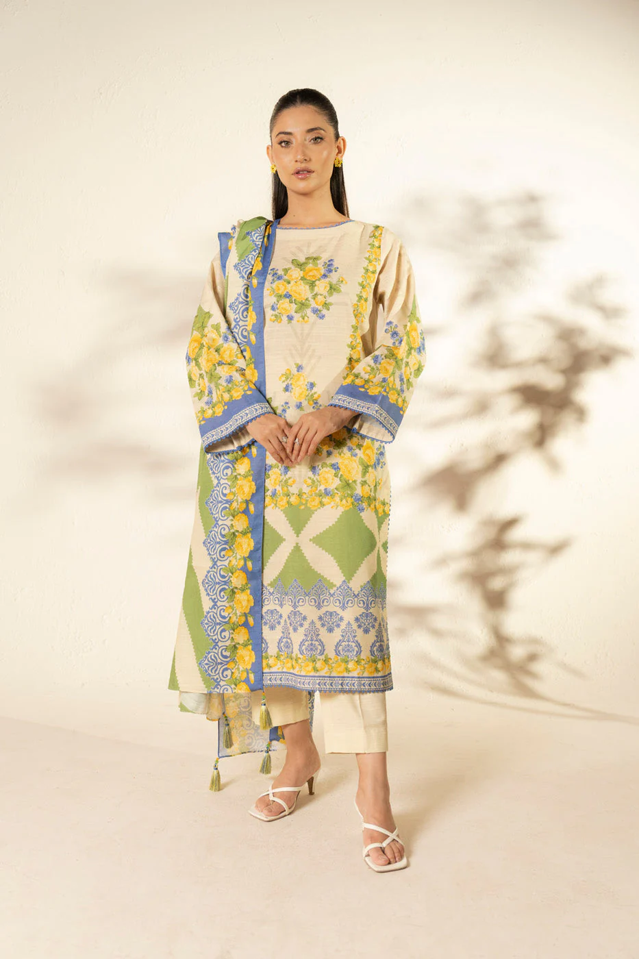 Alkaram FW-149-25-2-Beige Winter Collection 2025