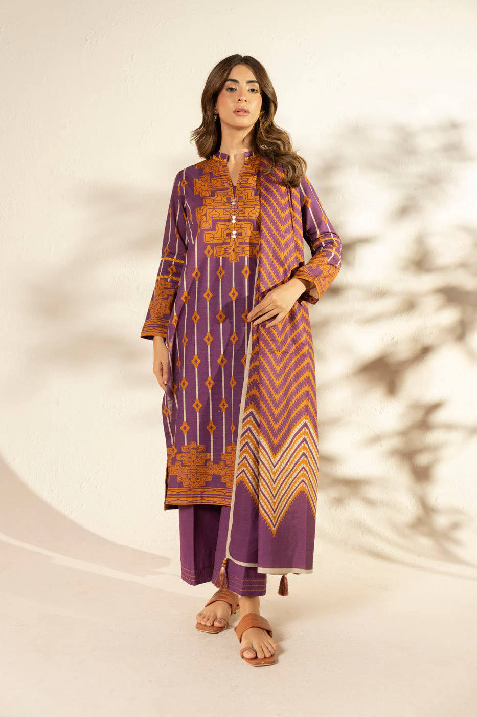 Alkaram FW-162-25-2-Purple Winter Collection 2025