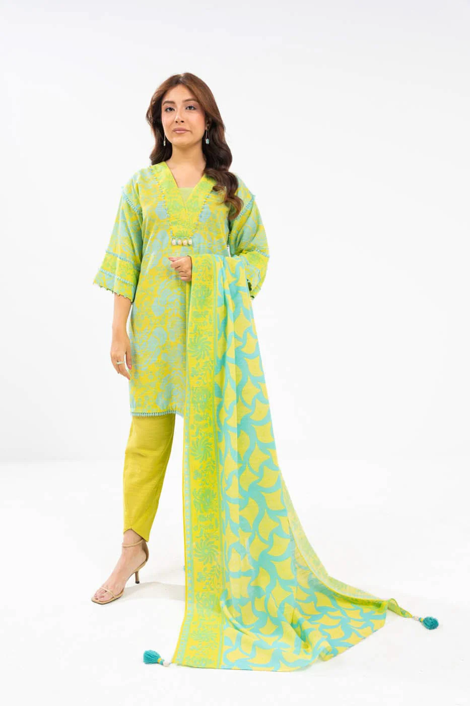 Alkaram FW-19-24-Yellow Winter Collection 2024