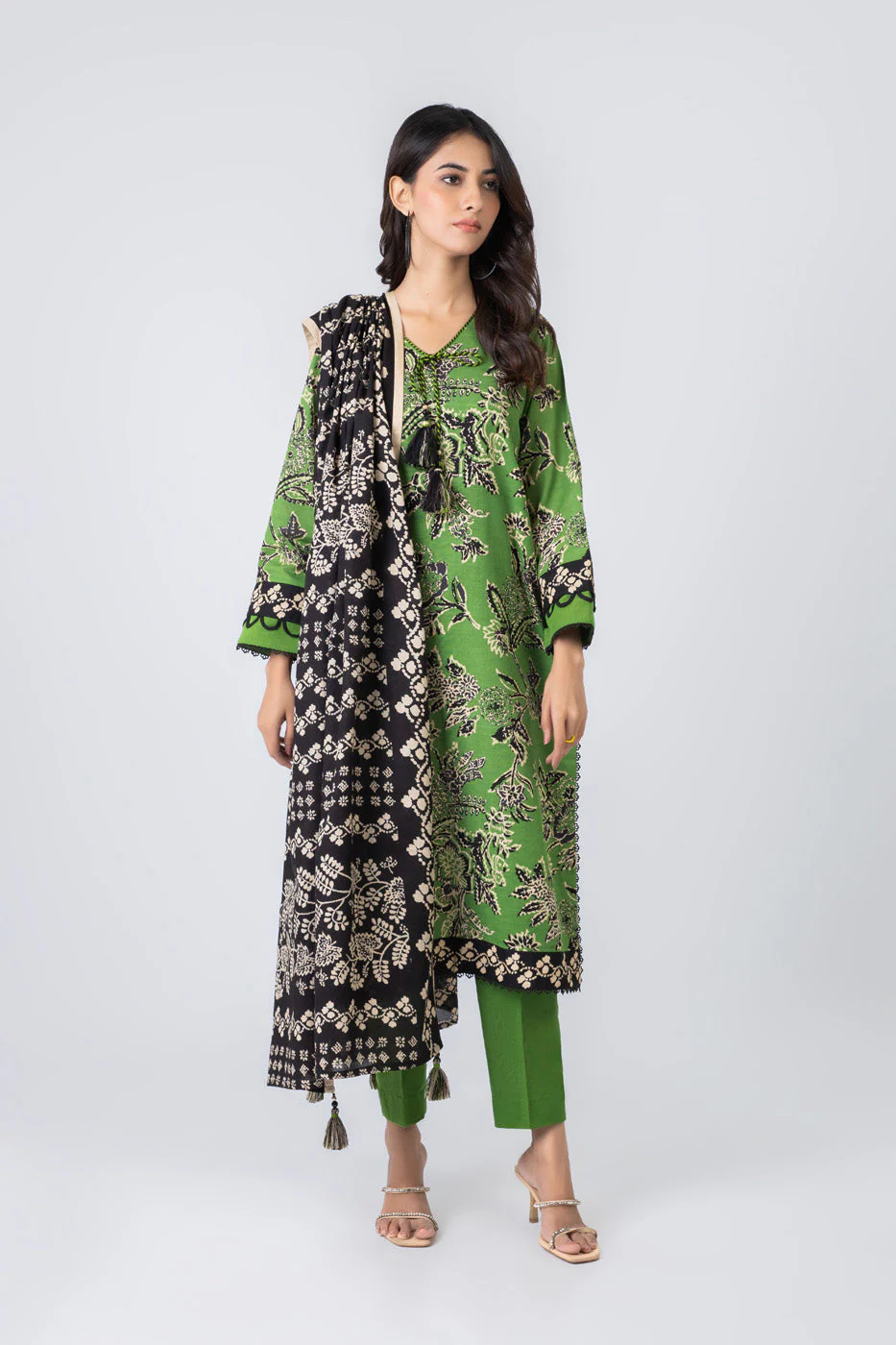 Alkaram FW-22-1-24-Green  Winter Collection 2024