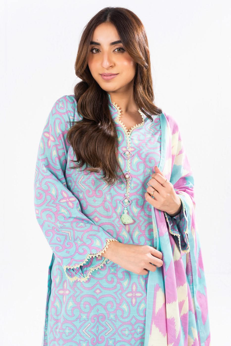 Alkaram FW-24-24-Yellow Winter Collection 2024 - Image 2