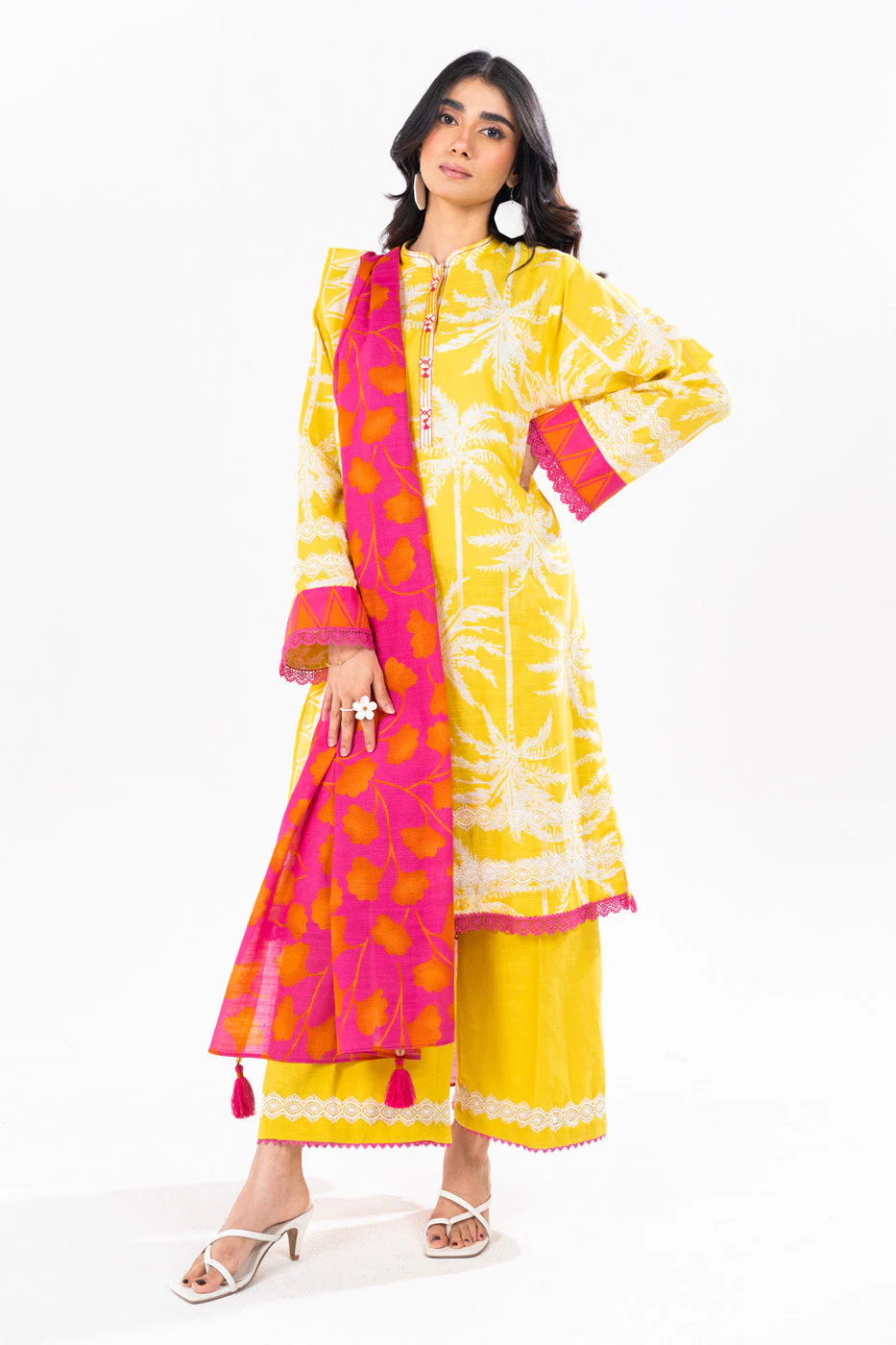 Alkaram FW-25-24-Yellow Winter Collection 2024