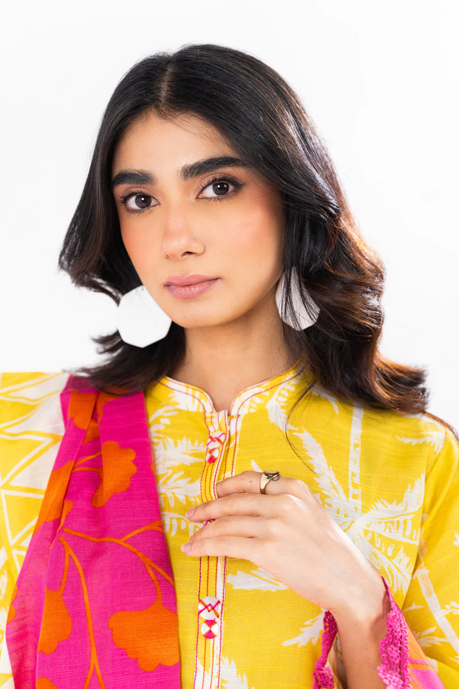 Alkaram FW-25-24-Yellow Winter Collection 2024 - Image 2
