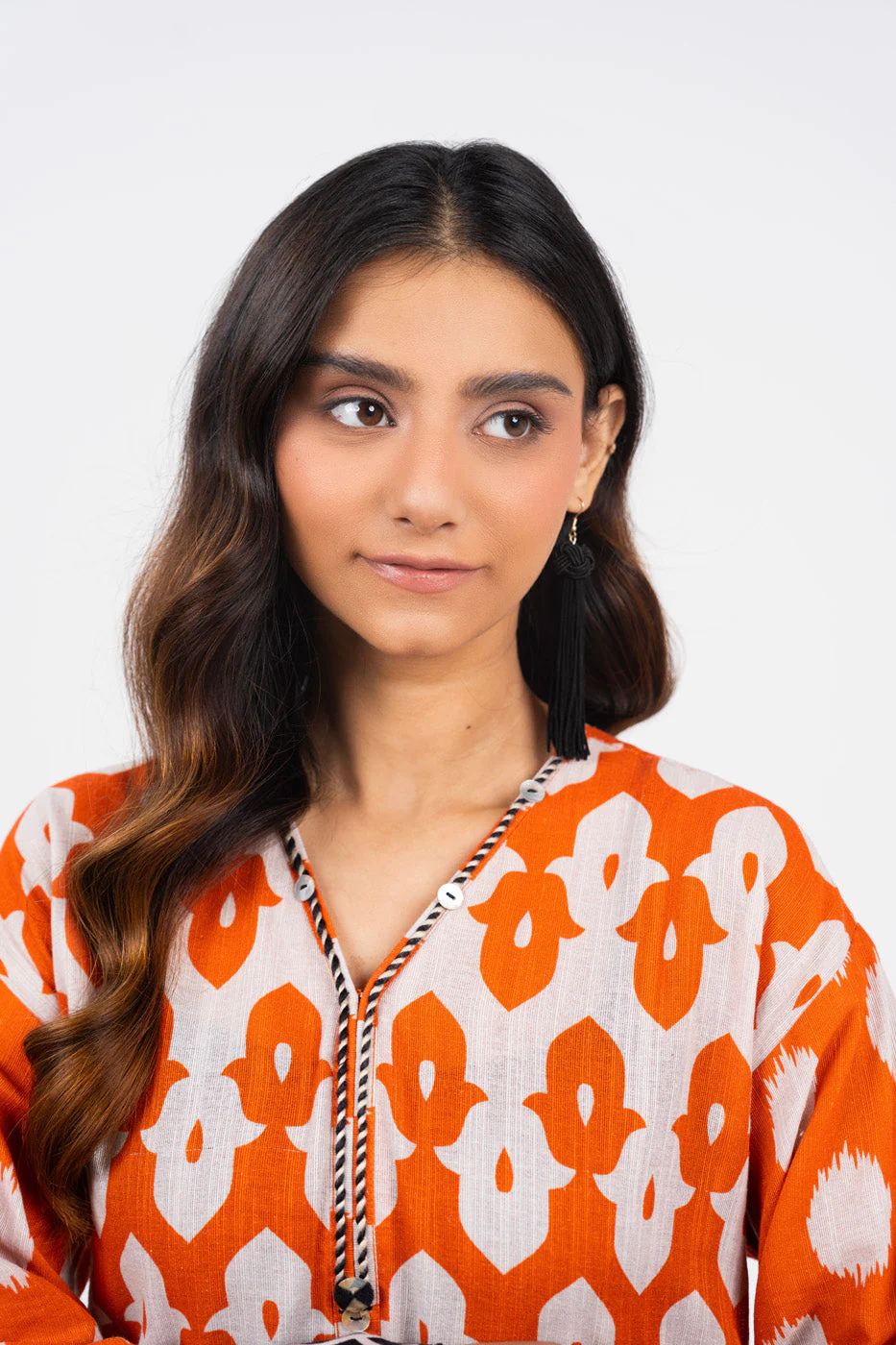 Alkaram FW-51-24-Orange  Winter Collection 2024 - Image 2