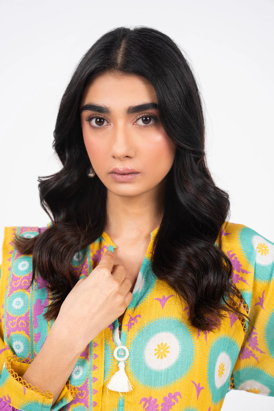 Alkaram FW-52-24-Yellow  Winter Collection 2024 - Image 2