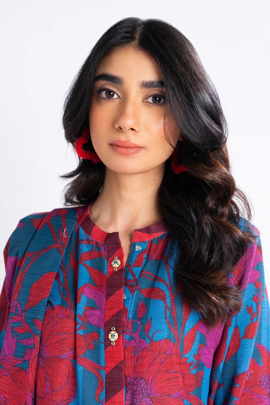 Alkaram FW-54-24-Blue Winter Collection 2024 - Image 2