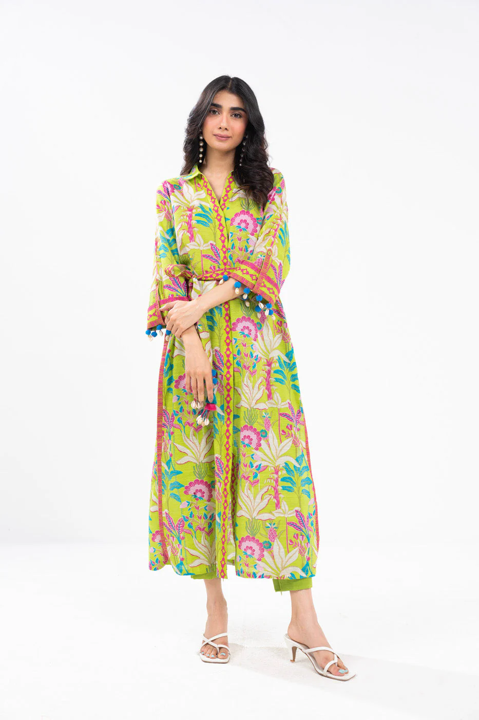Alkaram FW-61-24-Florecent Green Winter Collection 2024 - Image 2
