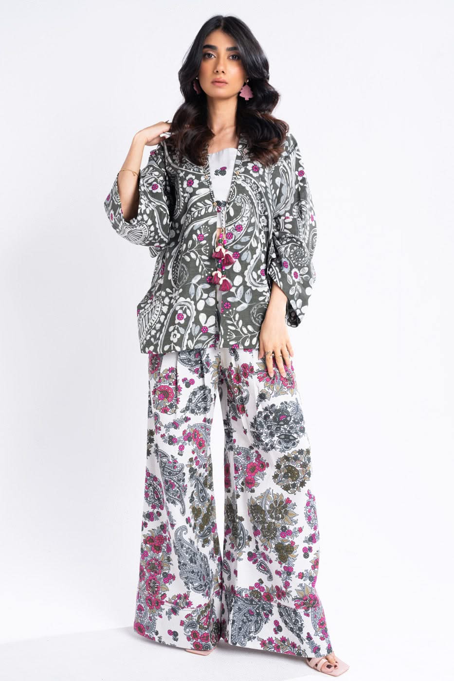 Alkaram FW-63-24-Florecent Green Winter Collection 2024 - Image 2