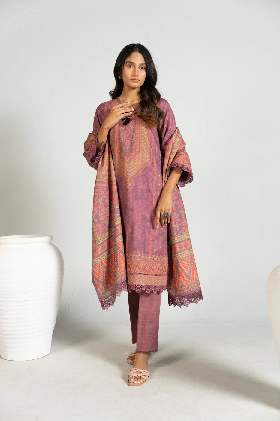 Alkaram FW-89.1-25-1-Purple Winter Collection 2025