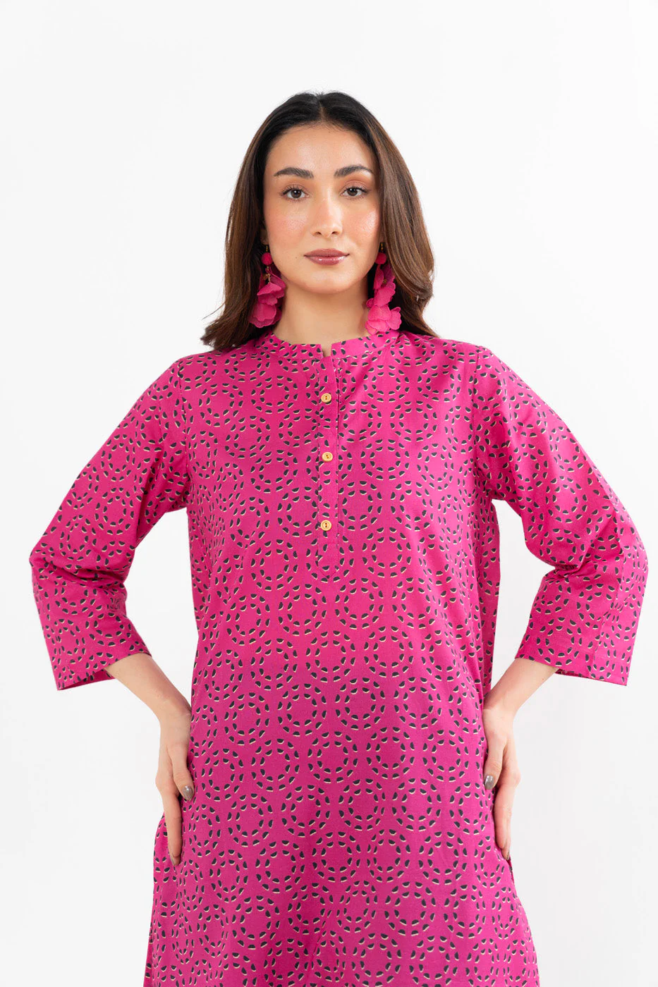 Alkaram GFKU7235-Pink Hello Winter Woman 2026 - Image 2