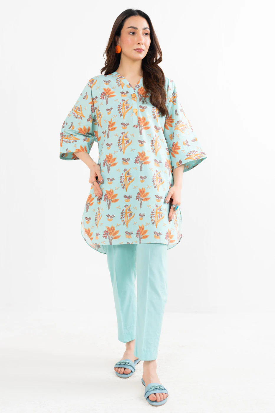 Alkaram GFKU7243-Sky-Blue Hello Winter Woman 2026