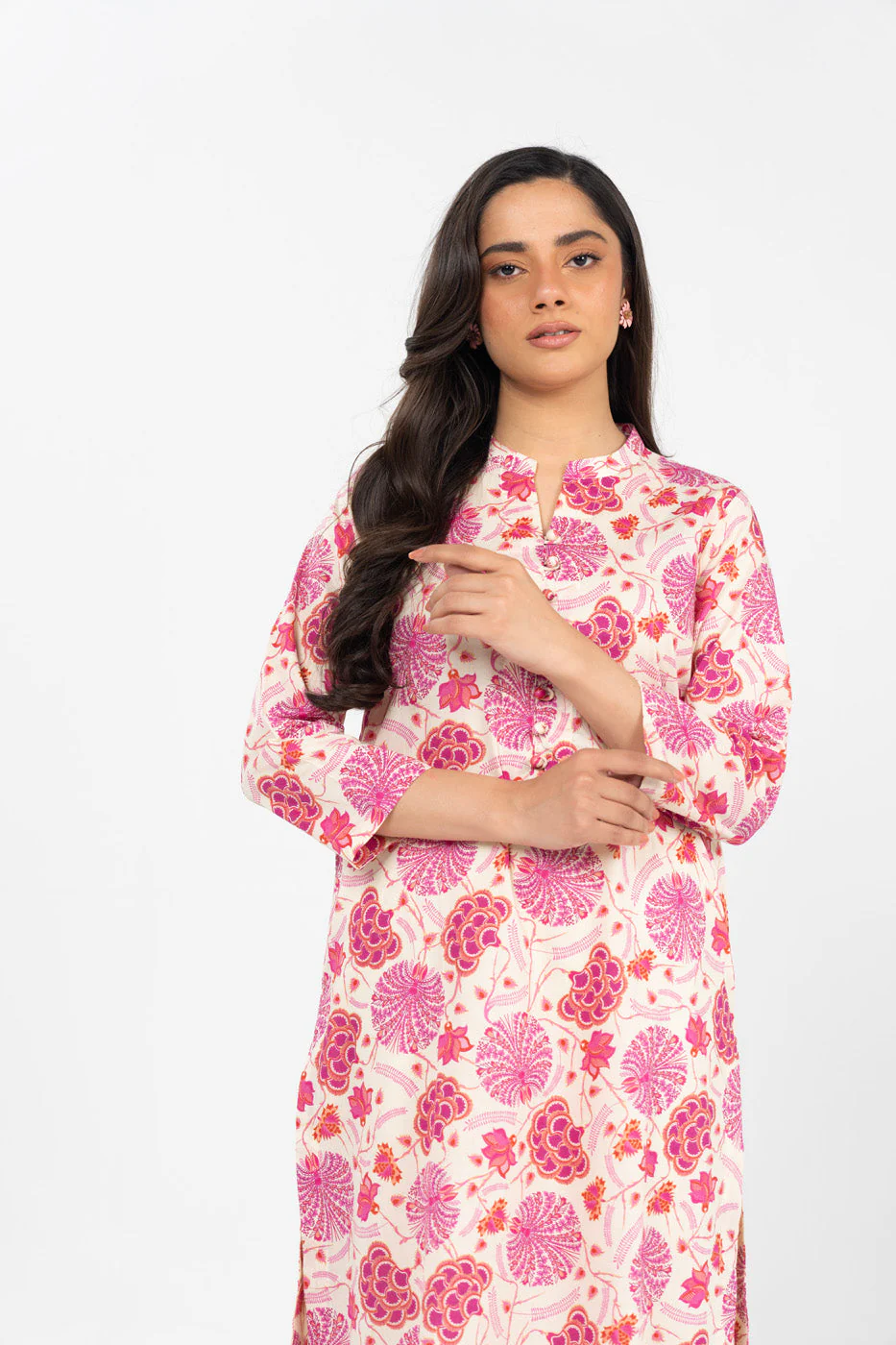 Alkaram GFSU6075-Beige-Pink Hello Winter Woman 2026 - Image 2