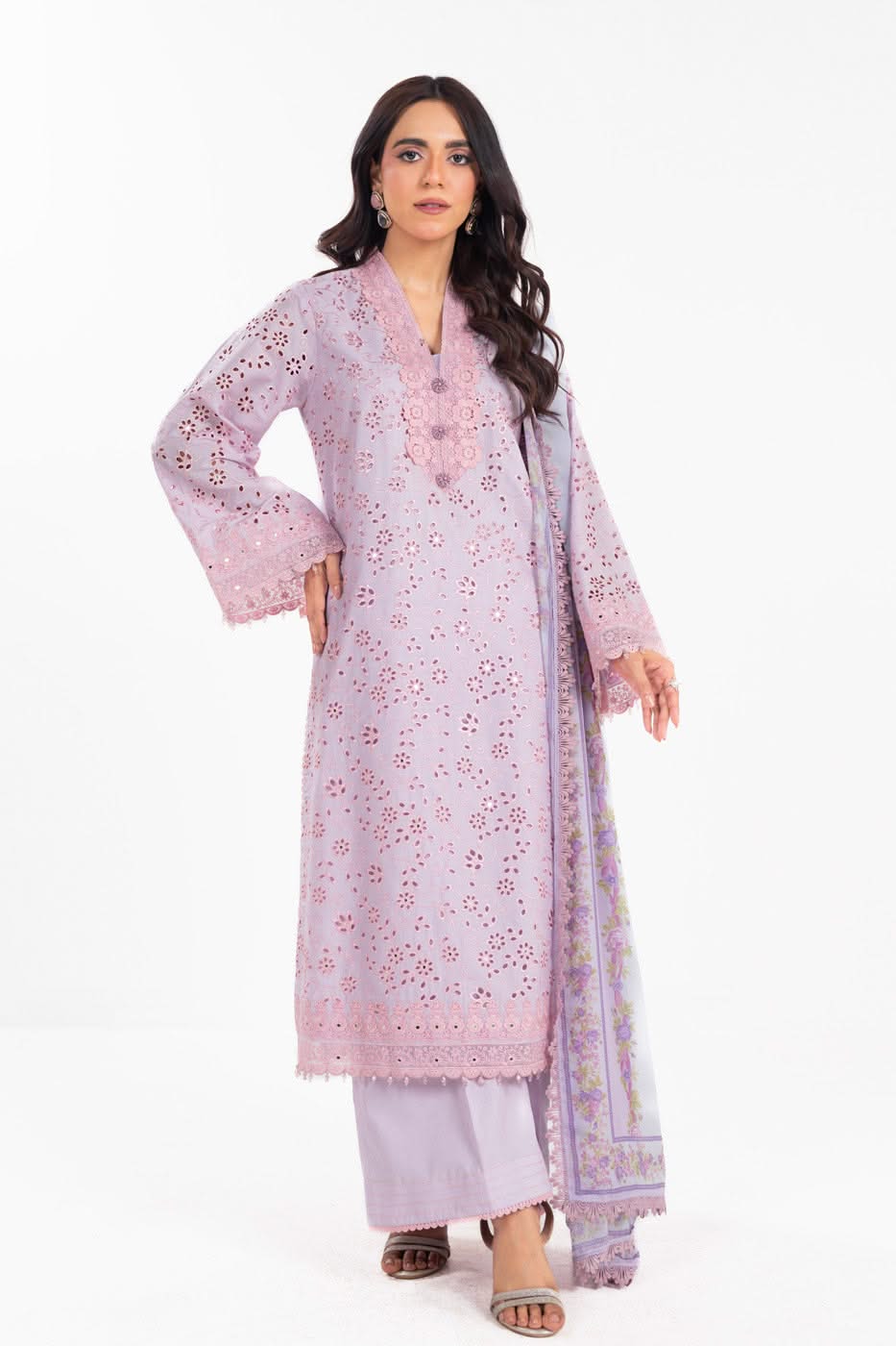 Alkaram LL-15-25-1-Lilac Luxury Lawn Summer 2025