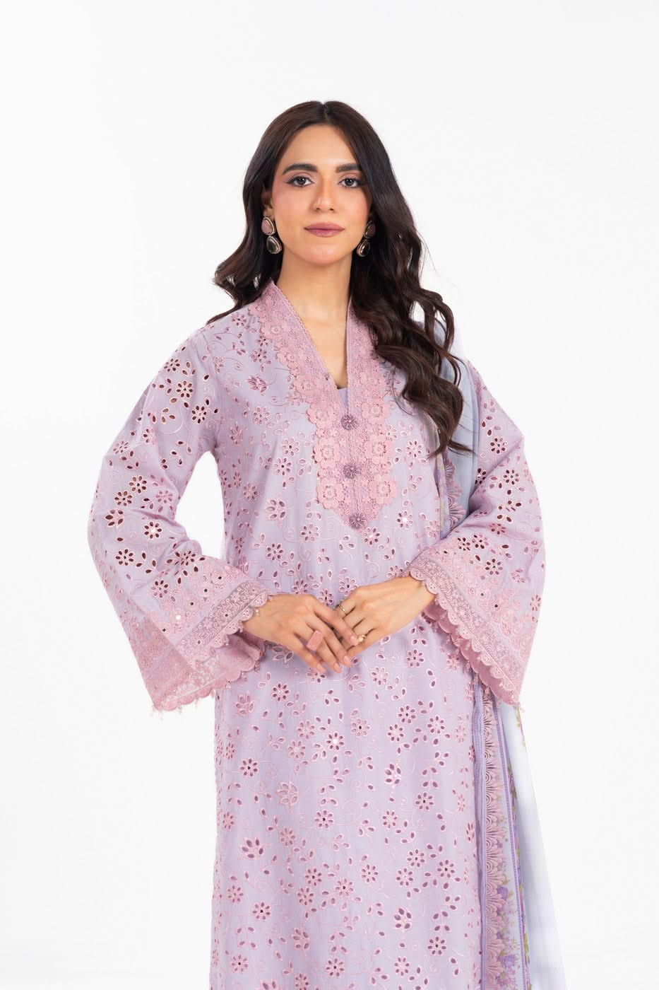 Alkaram LL-15-25-1-Lilac Luxury Lawn Summer 2025 - Image 2