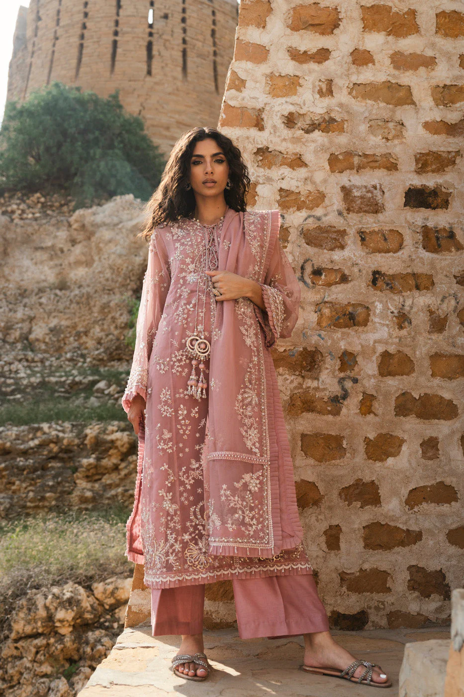 Alkaram LW-13-25-Rouge-Pink Hello Winter Woman 2026